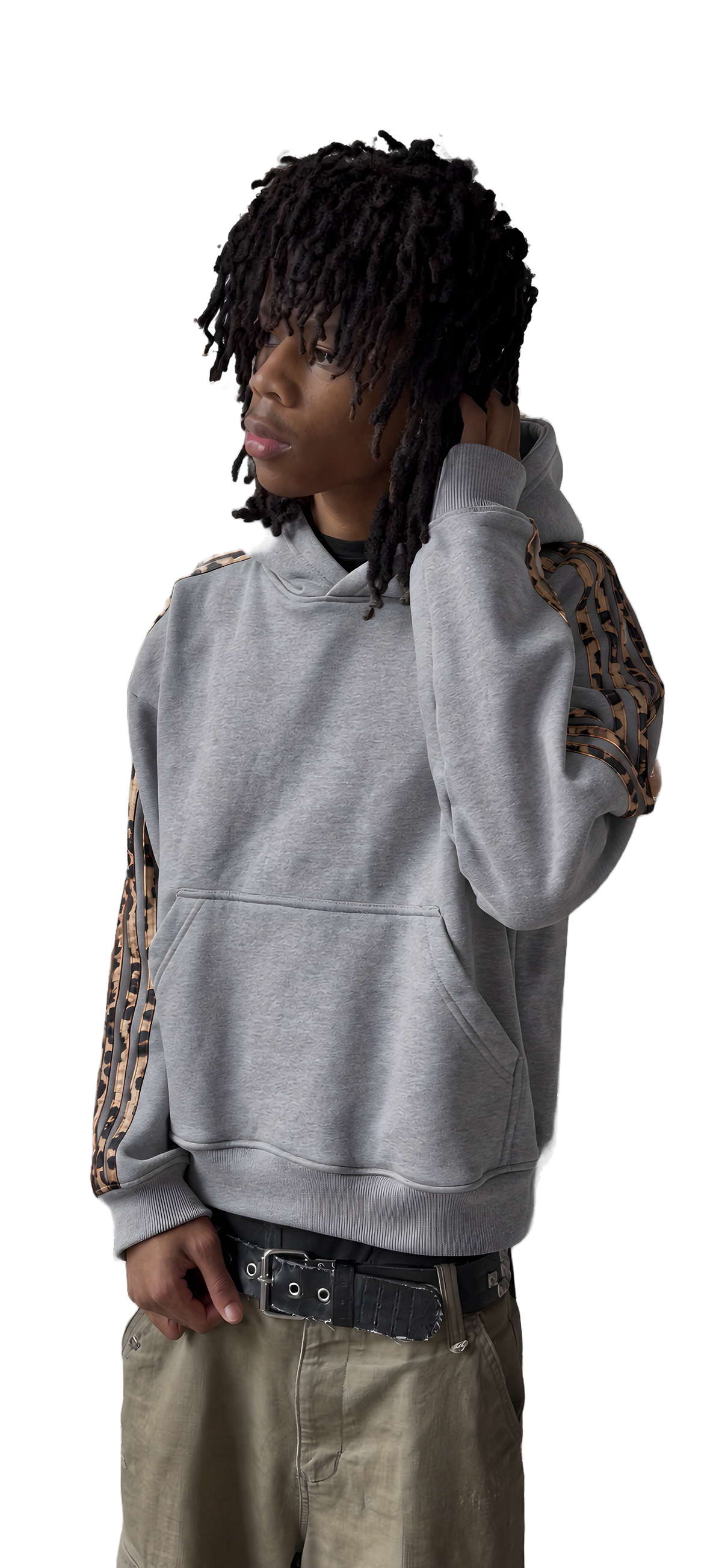 Grey Noíre Hoodie