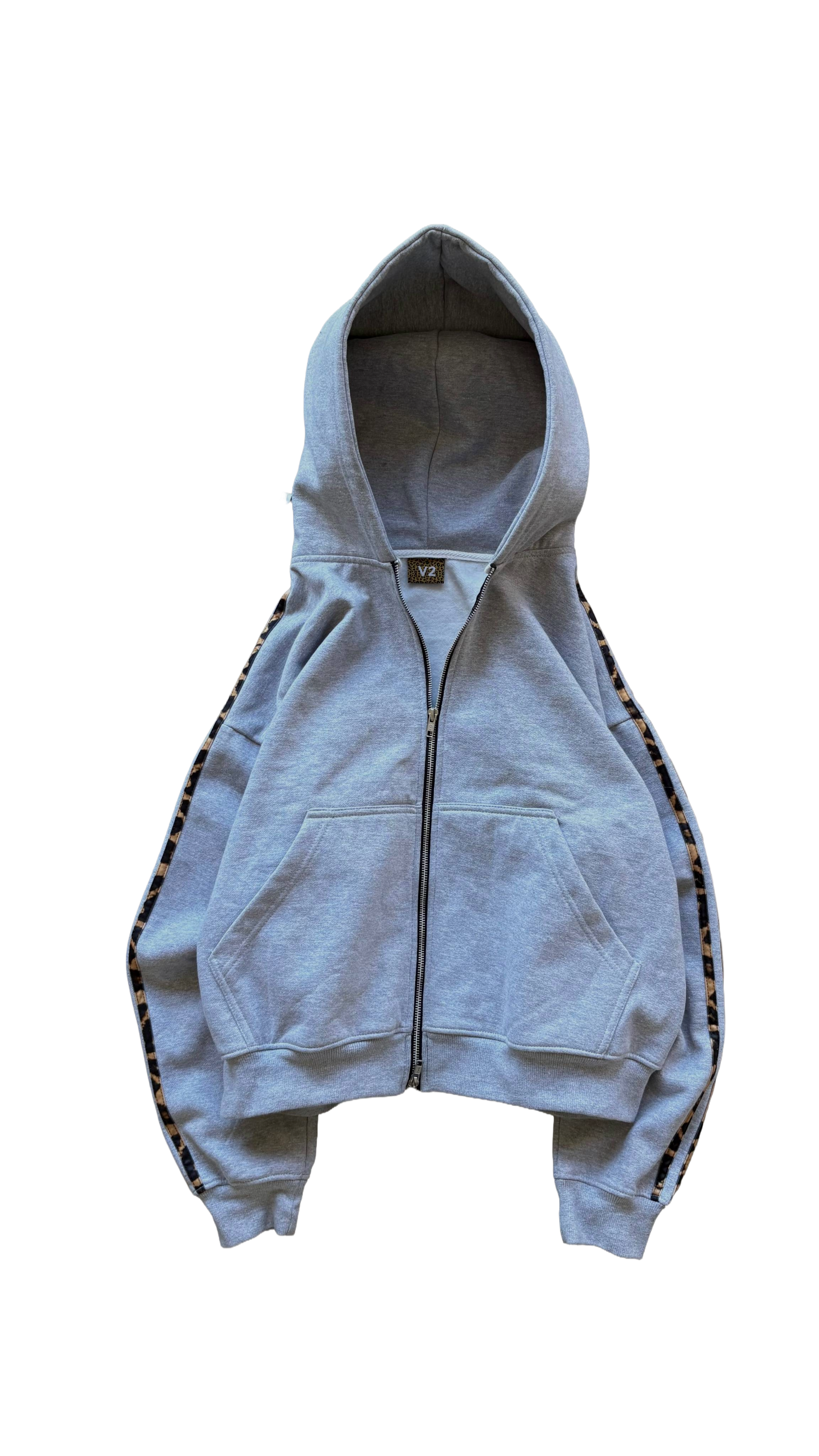 noire zip - up grey