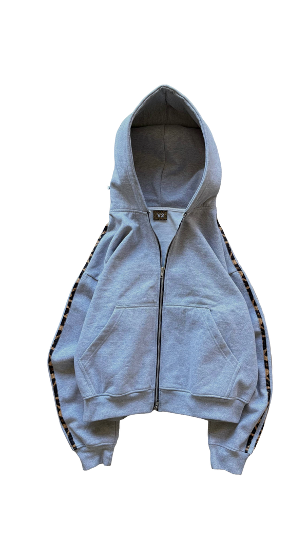 noire zip - up grey