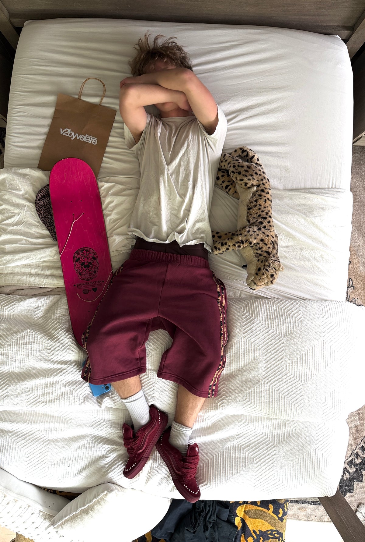 Burgundy Noire Shorts