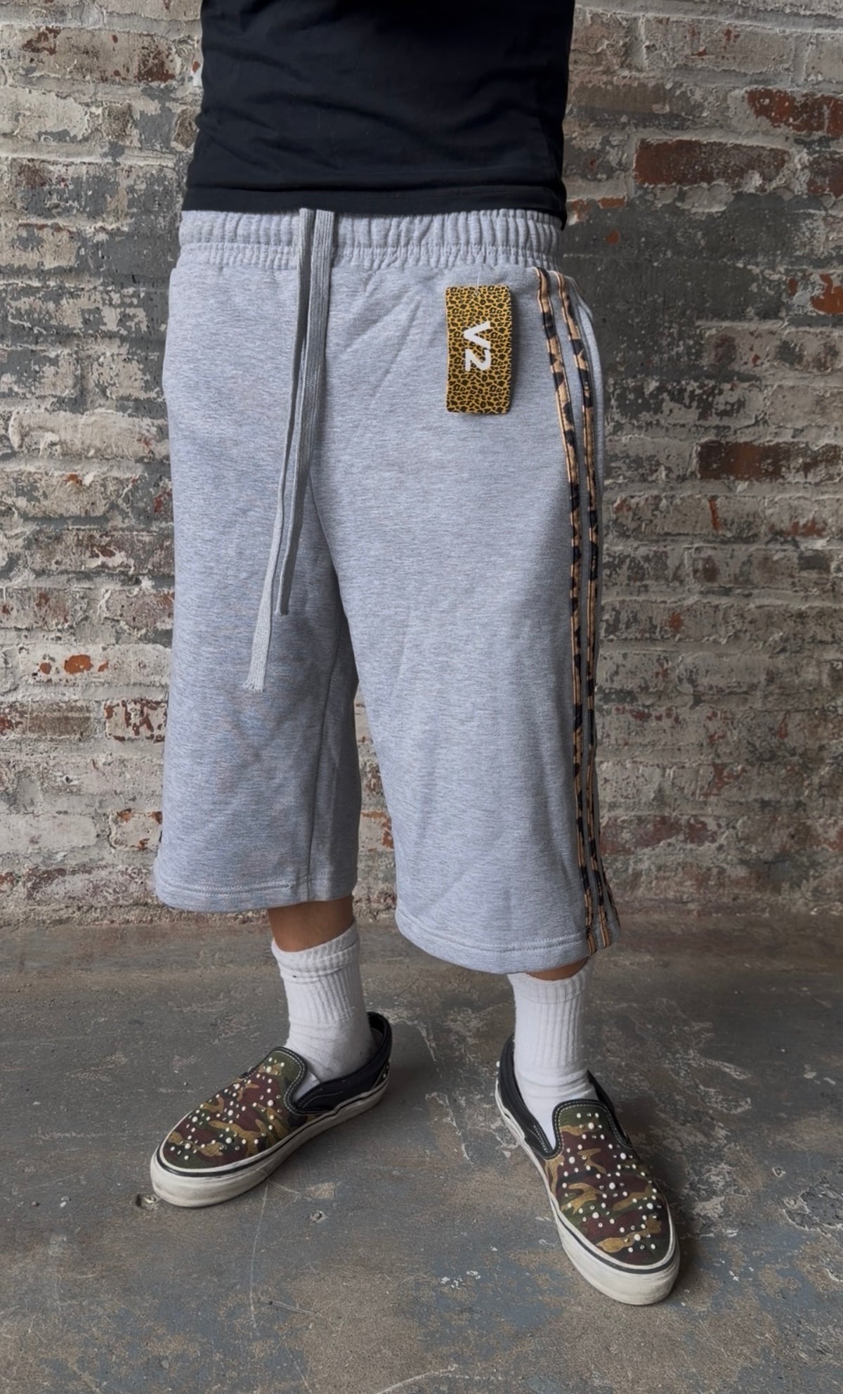 Grey Noire Shorts