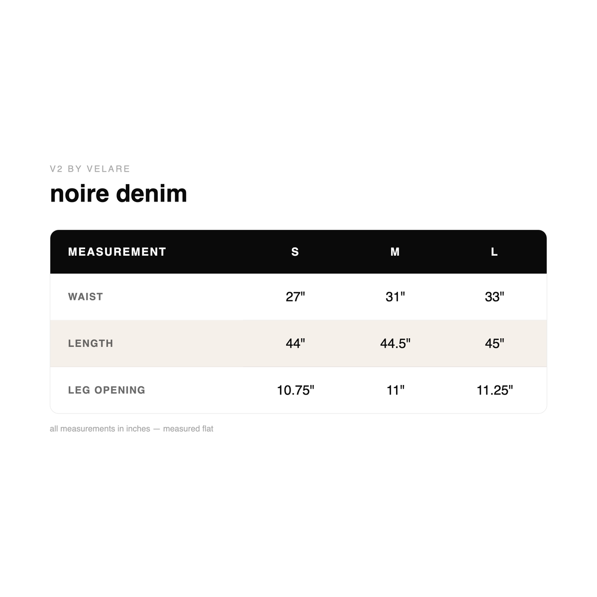 noire denim black